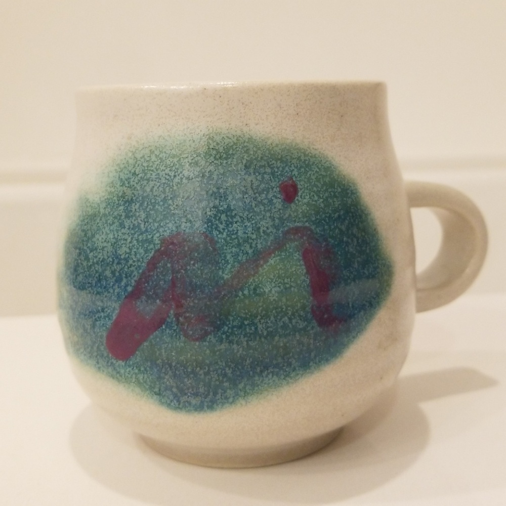 Beautiful mug with an abstract image
